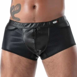 Boxer Zippé Kinky Noir