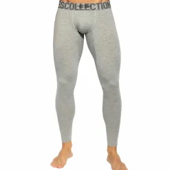 Caleçon Long Basic Coton Gris