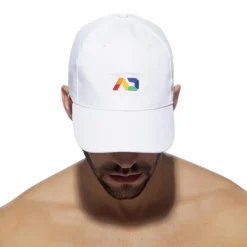 Casquette AD Rainbow Blanche
