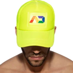 Casquette Neon AD Rainbow Jaune Fluo