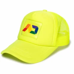 Casquette Neon AD Rainbow Jaune Fluo
