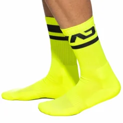 Chaussettes AD Neon Jaune Fluo