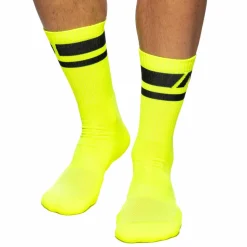 Chaussettes AD Neon Jaune Fluo