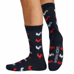 Chaussettes Coq Gaulois Bleu Marine