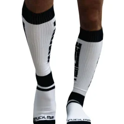 Chaussettes Hautes Eternity - Blanc - Noir