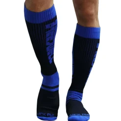 Chaussettes Hautes Eternity - Bleu - Noir