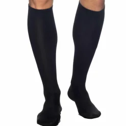 Chaussettes Hautes Fetish - Noir - Rouge