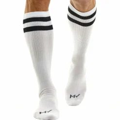 Chaussettes Hautes Football Blanches
