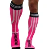 Chaussettes Hautes Sucker Rose Fluo