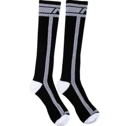 Chaussettes Montantes Fetish - Noir - Blanc