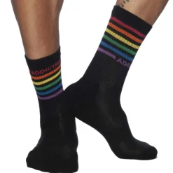 Chaussettes Rainbow Noires