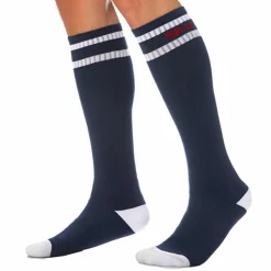 Chaussettes Sport Hautes Bleu Marine