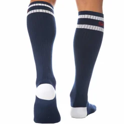 Chaussettes Sport Hautes Bleu Marine
