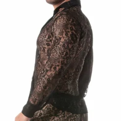 Chemise en Dentelle Noire