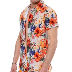 Chemise Tropical Summer Blanche