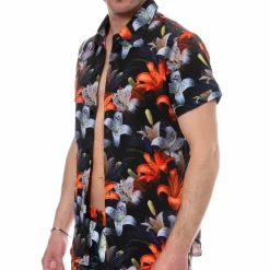 Chemise Tropical Summer Noire