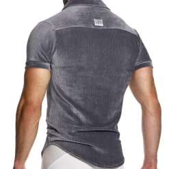 Chemisette Corduroy Gris