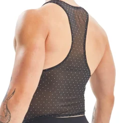 Crop Top Night Glow Noir