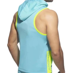 Débardeur à Capuche AD Bleu Turquoise