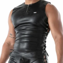 Débardeur à Lacets Kinky Noir