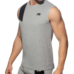 Débardeur AD Coton Gris Chiné