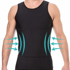 Débardeur Compression Ferme Noir