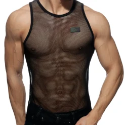 Débardeur C-Through Mesh Noir