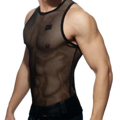 Débardeur C-Through Mesh Noir