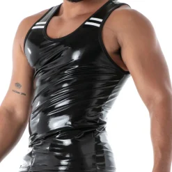 Débardeur en Latex Seconde Peau Noir