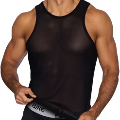 Débardeur en Mesh Noir