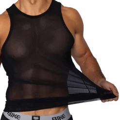 Débardeur en Mesh Noir