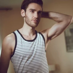 Débardeur First Marinière