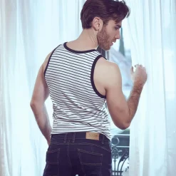 Débardeur First Marinière