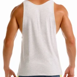 Débardeur Fitness Gris Chiné