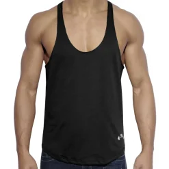 Débardeur Fitness Uni Noir