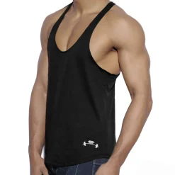 Débardeur Fitness Uni Noir