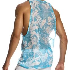 Débardeur Floreale Bleu Ciel