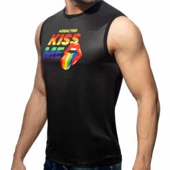 Débardeur Kiss Me Noir