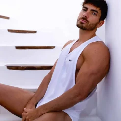 Débardeur Microfibre Blanc