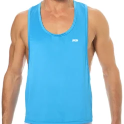 Débardeur Microfibre Bleu