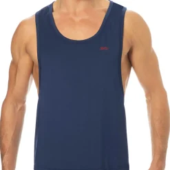 Débardeur Microfibre Bleu Marine