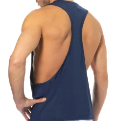 Débardeur Microfibre Bleu Marine