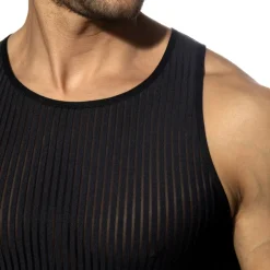 Débardeur Rayé Noir