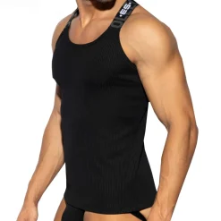 Débardeur Recycled Rib Noir