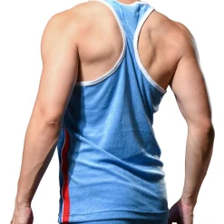 Débardeur Roller Disco Bleu Clair