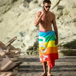 Drap de Bain Good As You Arc-en-Ciel