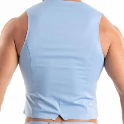 Gilet Chino Bleu Ciel