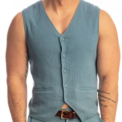 Gilet Palm Spring Bleu Alizé