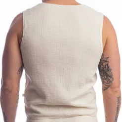 Gilet Palm Spring Vanille