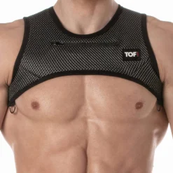 Harnais à Poche Zippée 3D Party - Noir - Argent